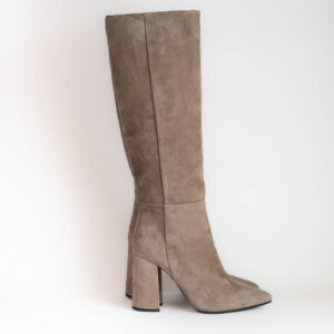 STIVALE IN CAMOSCIO CON TACCO