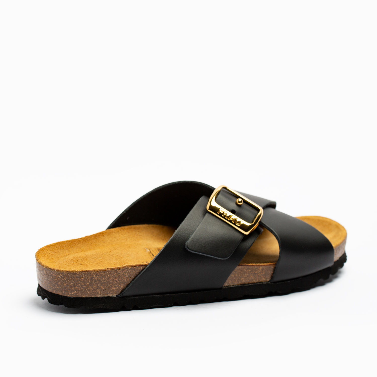 CIABATTA A INCROCIO IN PELLE FRAU - immagine 3