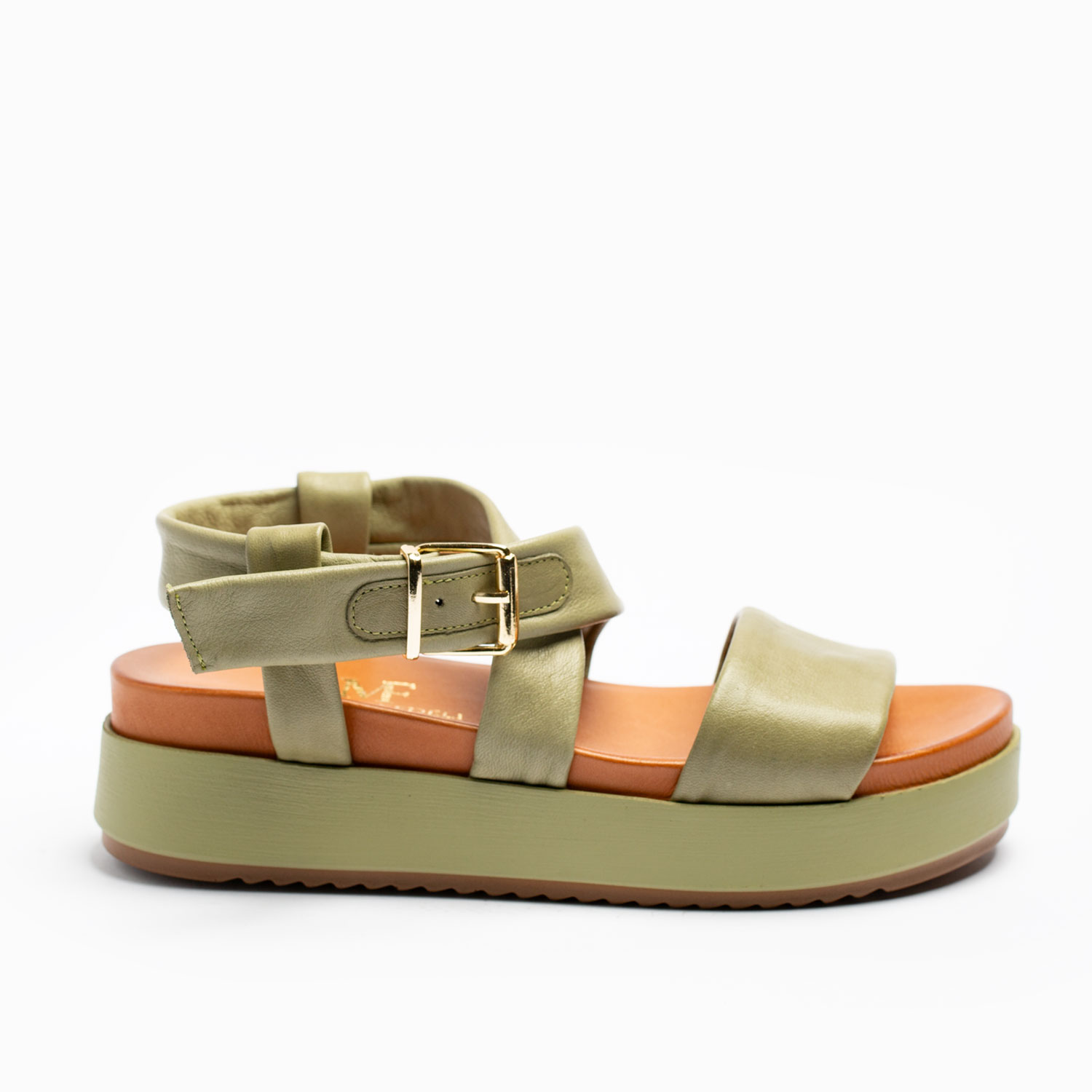 Sandalo Platform Da Donna Pons Quintana Milano In Pelle Latte Con Fasce E Frange - 2