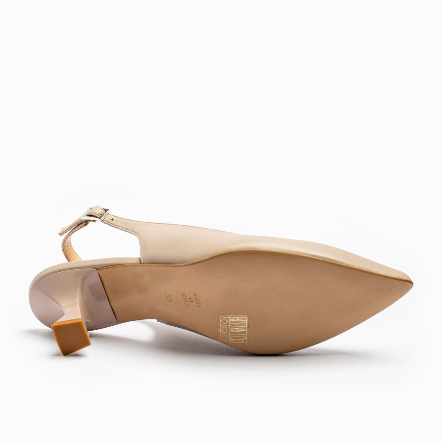 SLINGBACK IN PELLE - immagine 5