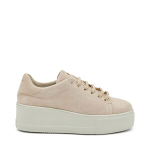 SNEAKERS PLATFORM IN PELLE SCAMOSCIATA