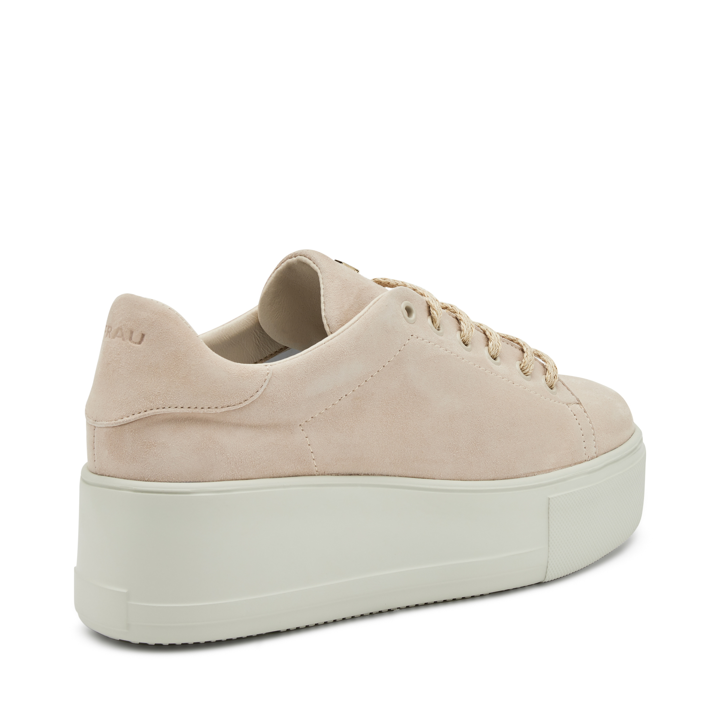 SNEAKERS PLATFORM IN PELLE SCAMOSCIATA FRAU 39B0 - immagine 3