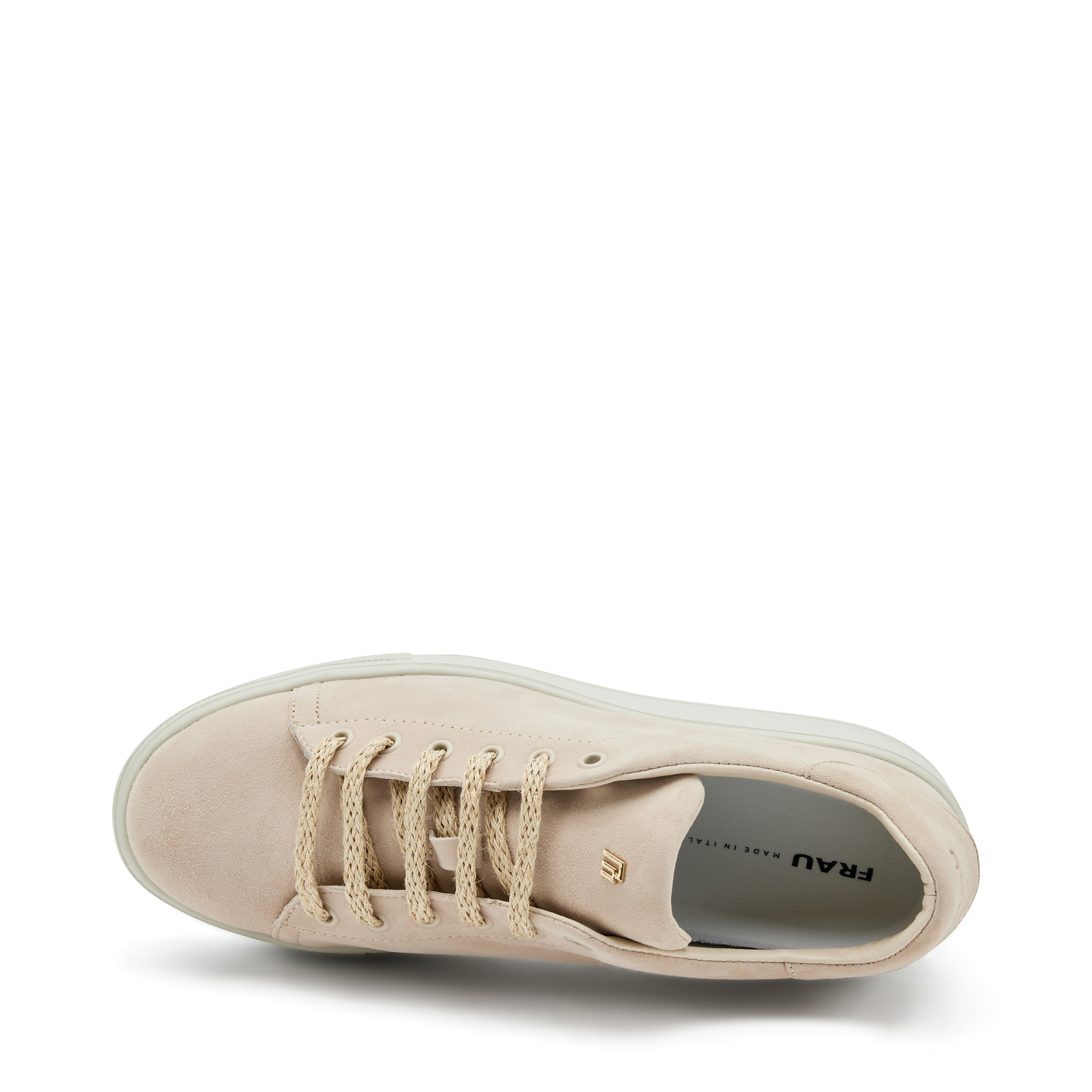 SNEAKERS PLATFORM IN PELLE SCAMOSCIATA FRAU 39B0 - immagine 4