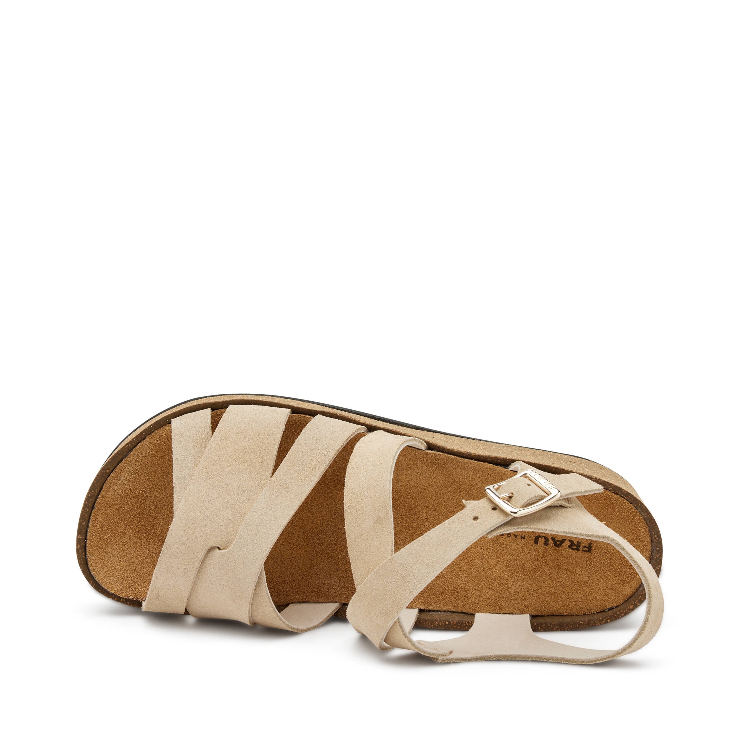 SANDALO PLATFORM IN PELLE SCAMOSCIATA - immagine 4