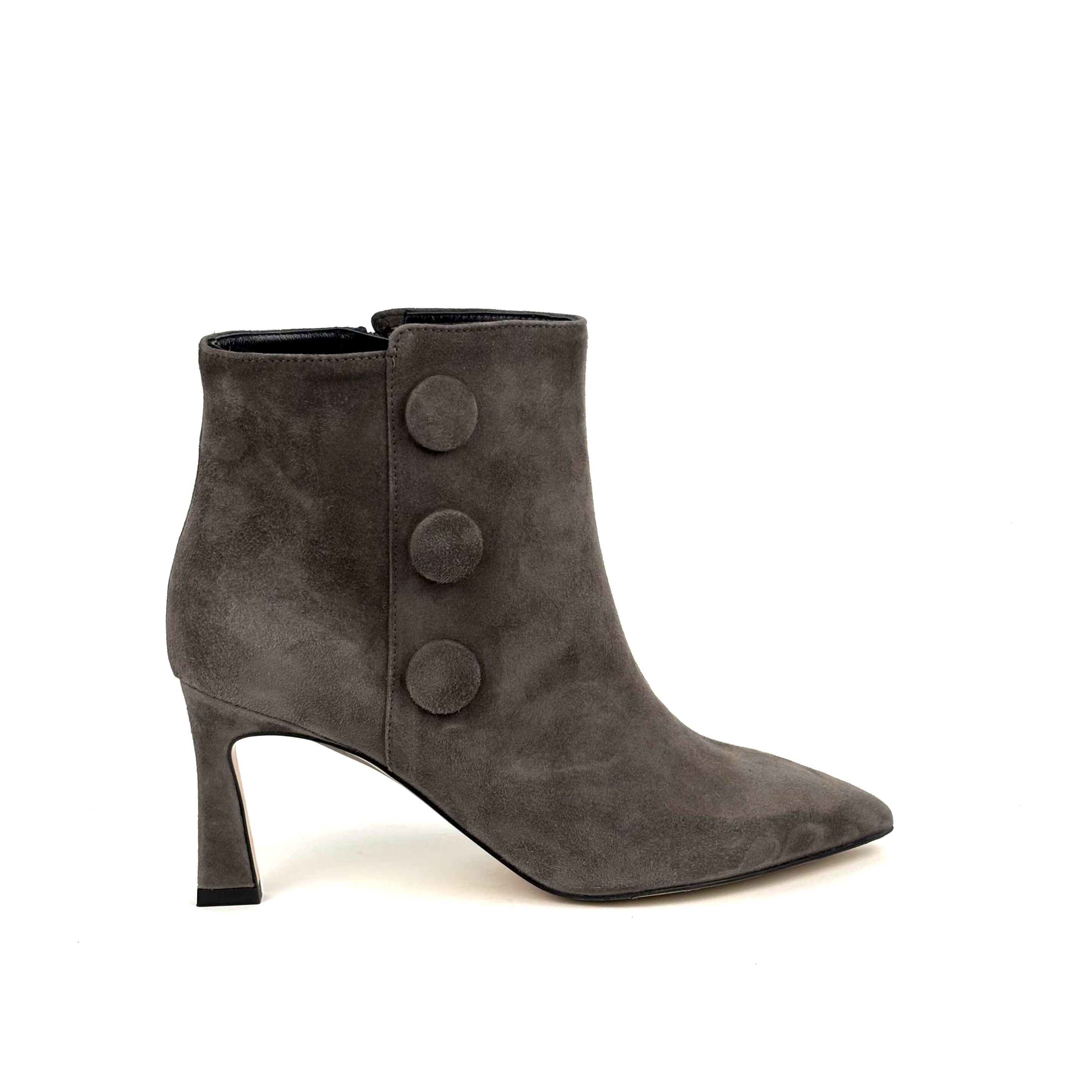 STIVALETTO IN CAMOSCIO GRIGIO MAURO FEDELI