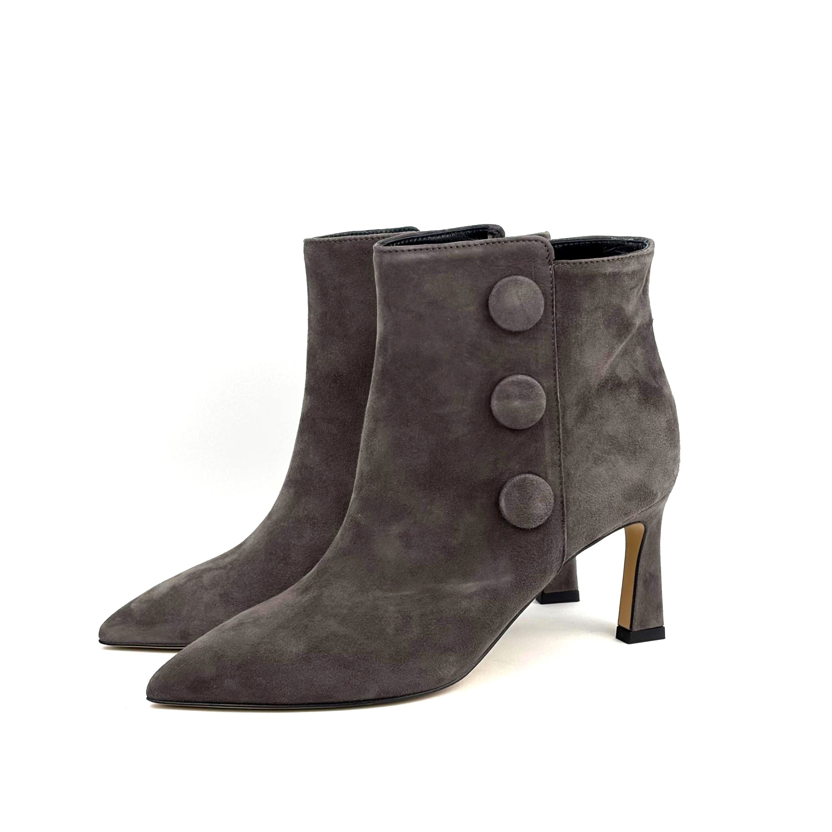 STIVALETTO IN CAMOSCIO GRIGIO MAURO FEDELI - immagine 5