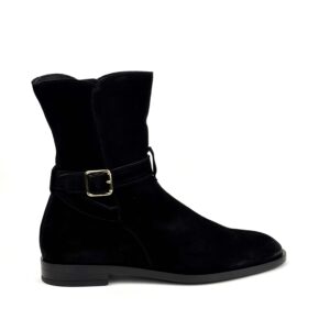 Stivaletto in pelle scamosciata