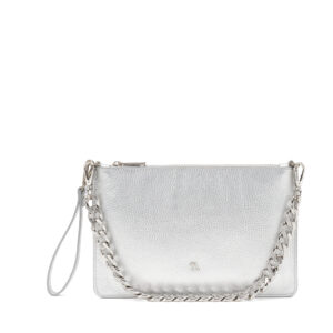 Pochette in pelle con catena FRAU