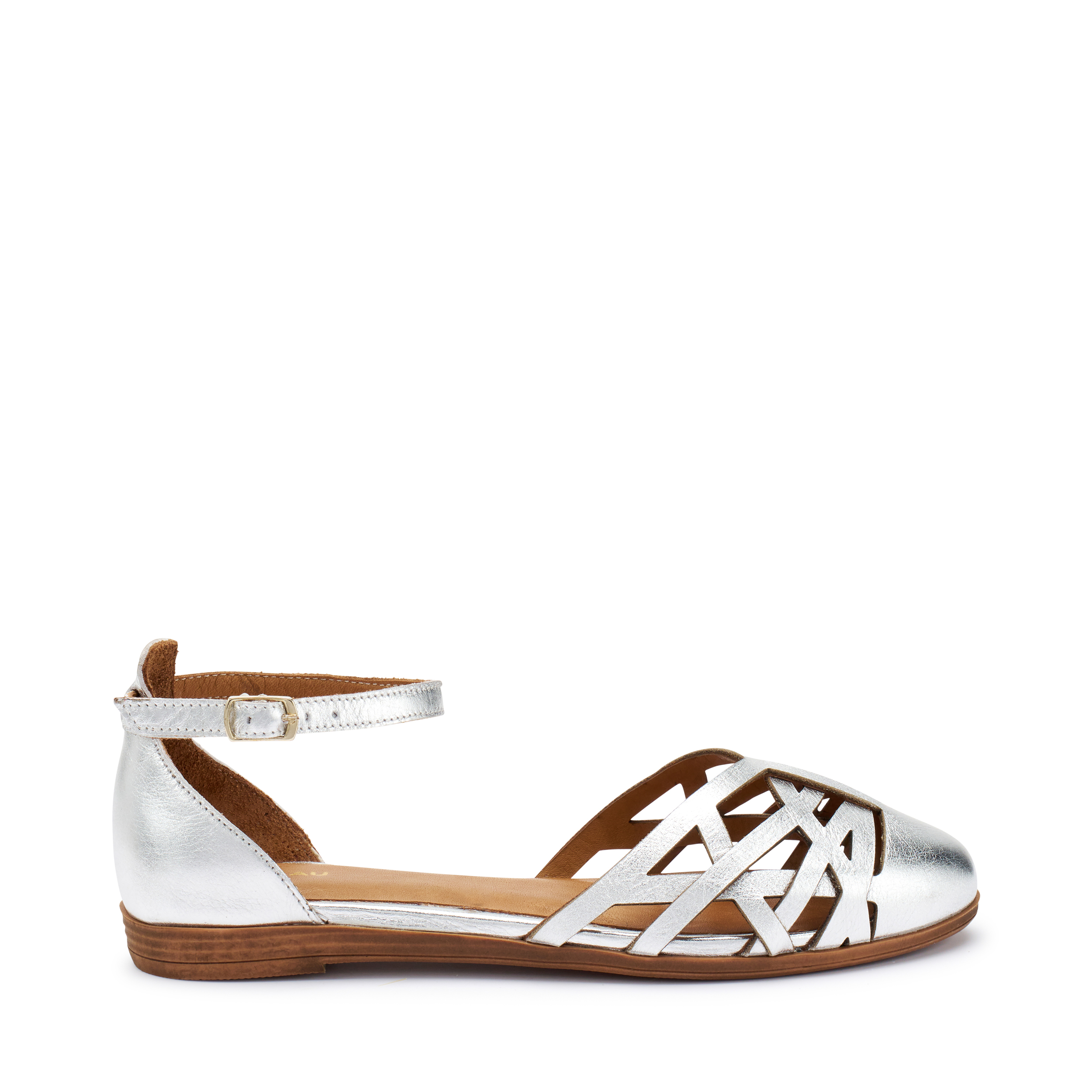 Ballerina in pelle traforata FRAU