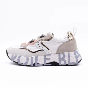 Sneakers in suede e tessuto tecnico  CLUB105. VOILE BLANCHE