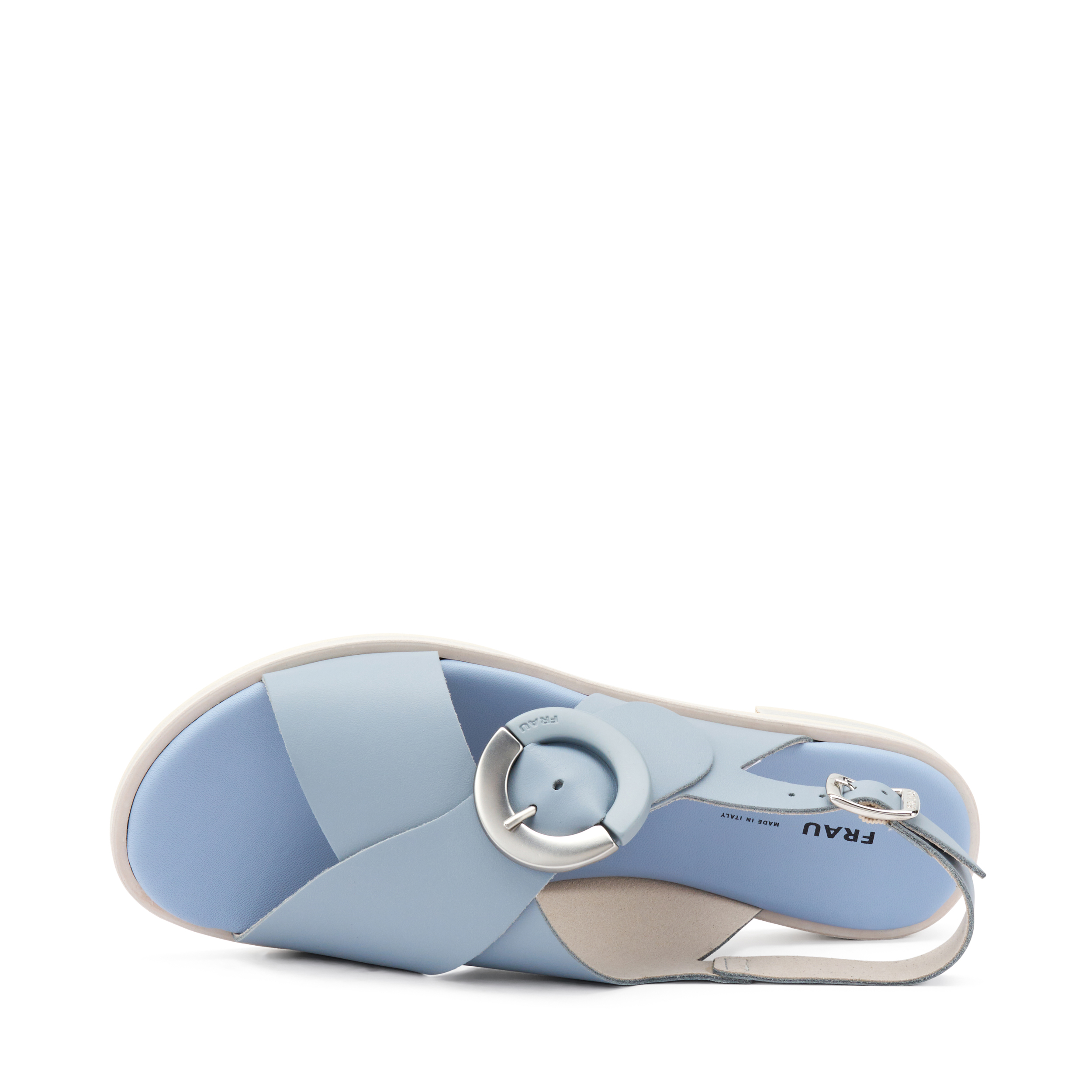 Sandalo a incrocio con fibbia FRAU - immagine 5