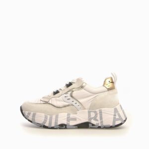 Sneakers in suede e tessuto tecnico  CLUB105. VOILE BLANCHE