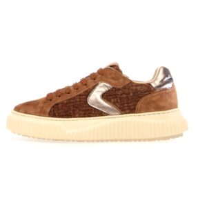 - Sneakers in pelle e suede - Marrone chiaro LIPARI