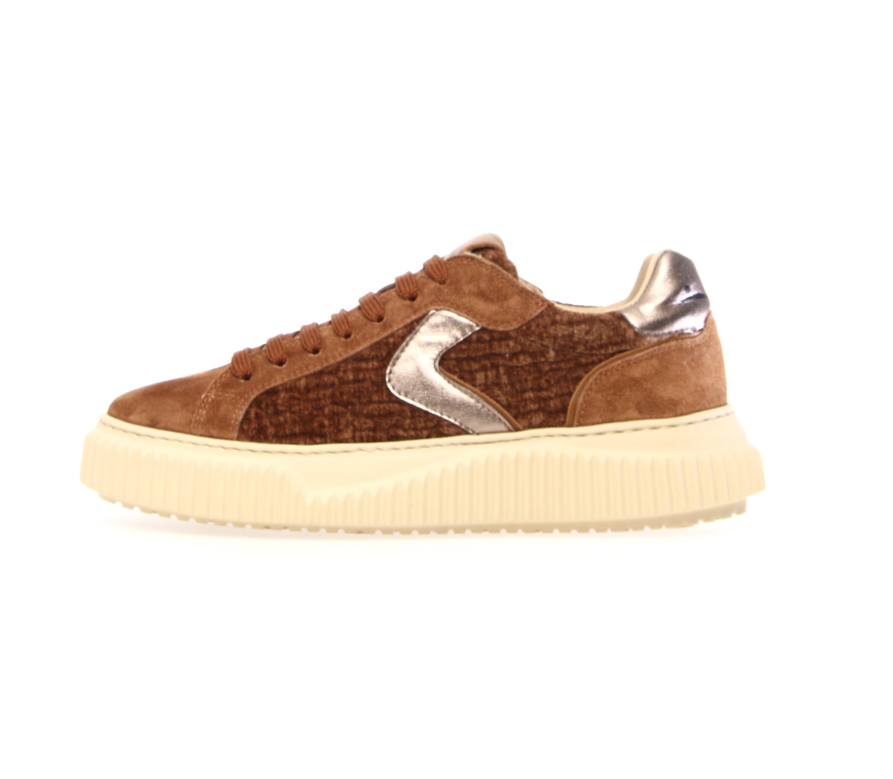 - Sneakers in pelle e suede - Marrone chiaro LIPARI