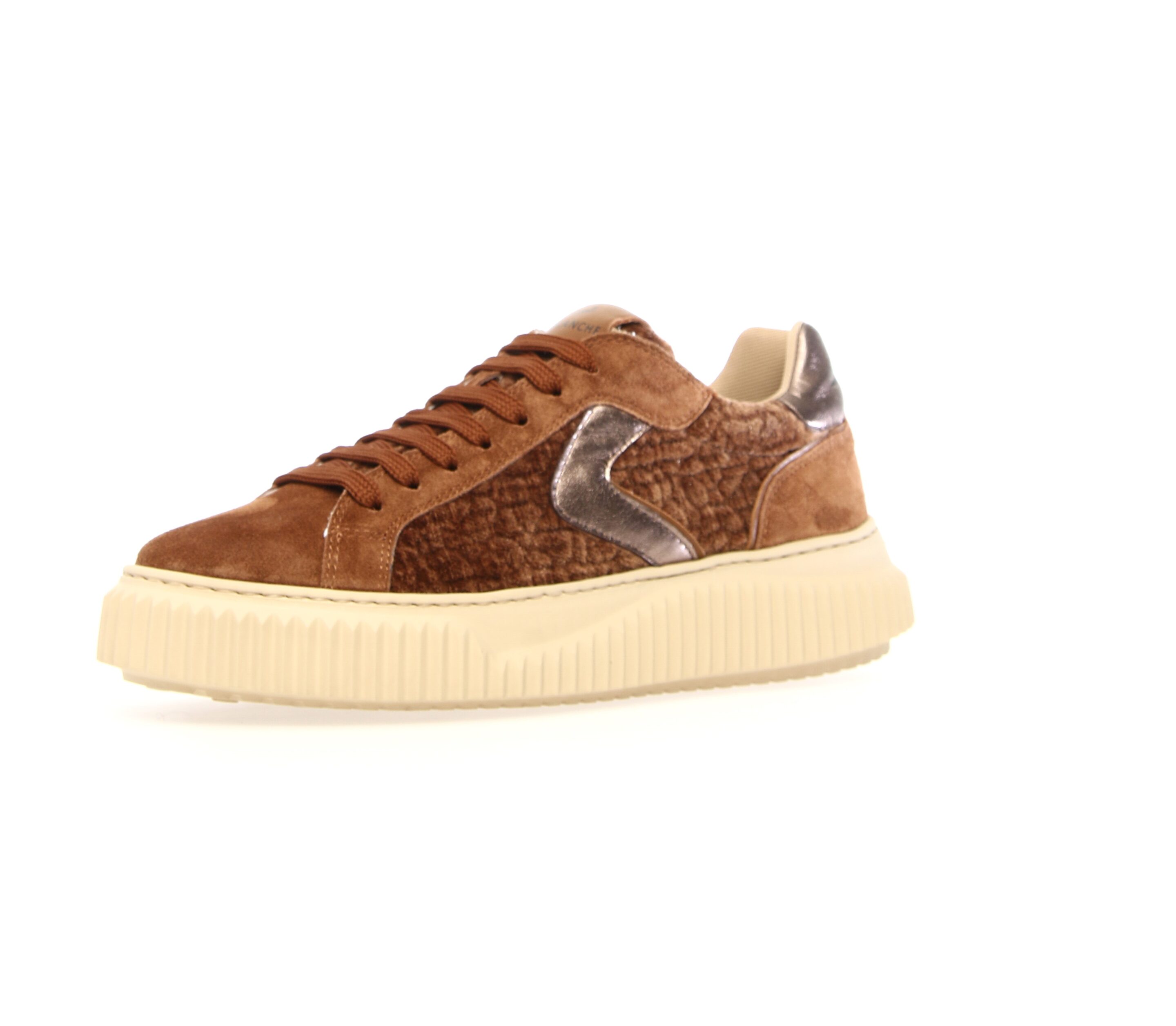 - Sneakers in pelle e suede - Marrone chiaro LIPARI - immagine 6