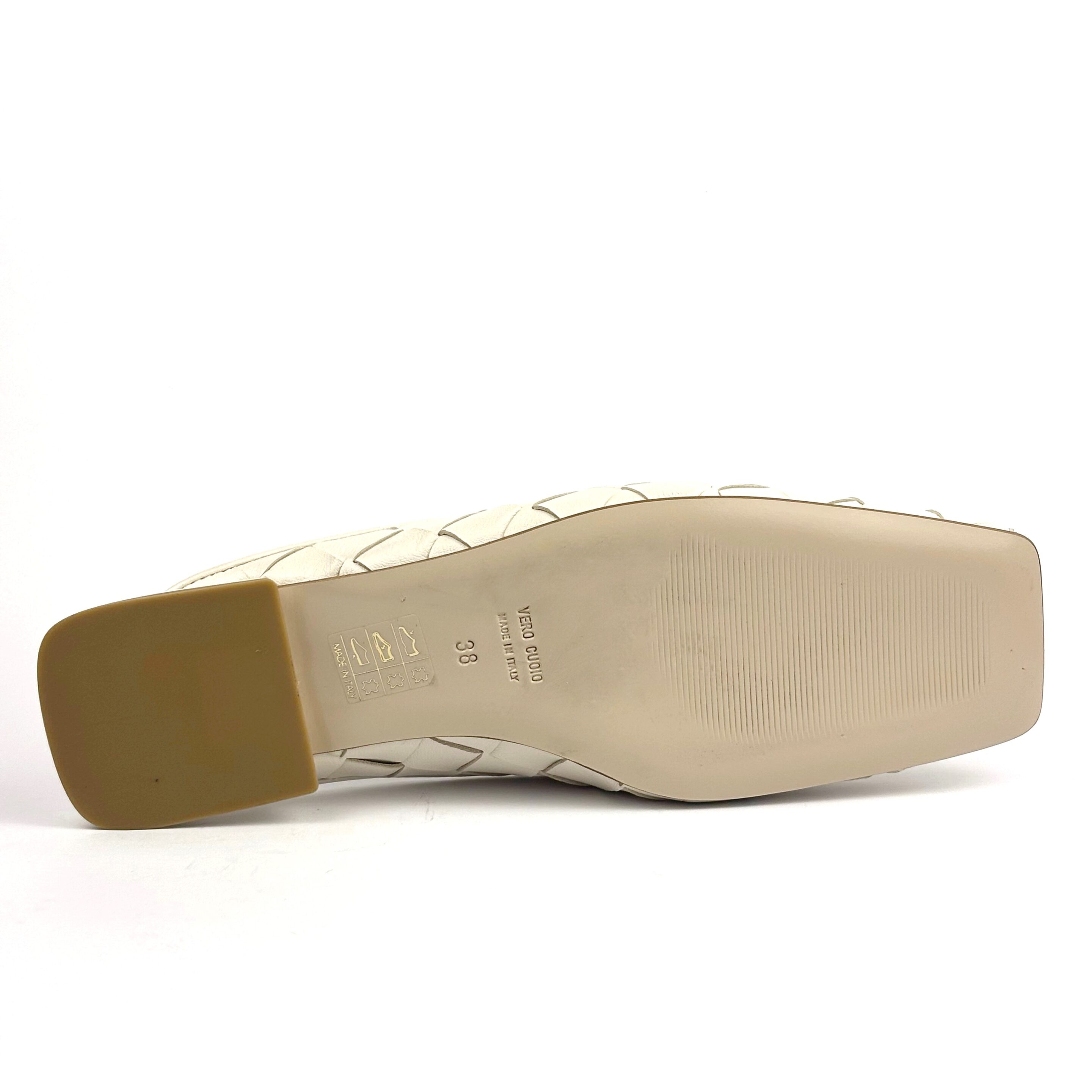 Sabot intrecciato in pelle – Made in Italy con fondo in vero cuoio - immagine 5