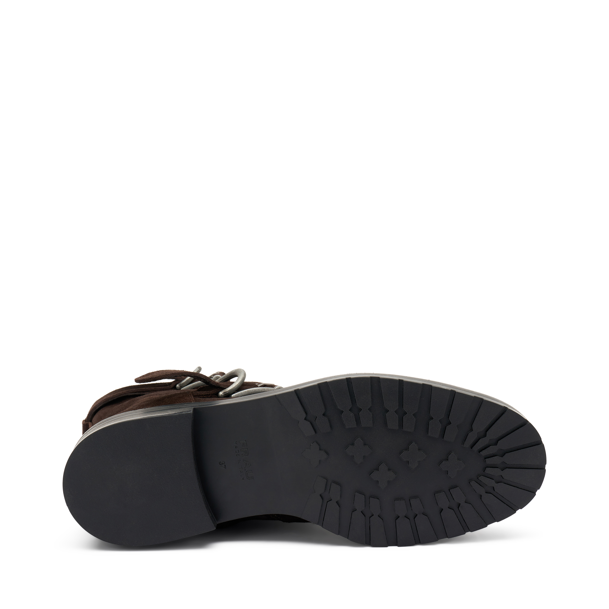 Stivaletti biker doppia fibbia in suede FRAU - immagine 4