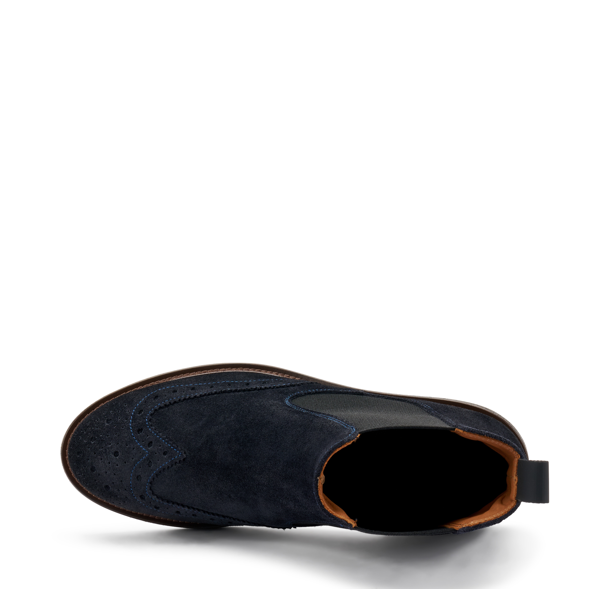 Beatles in pelle scamosciata blu con finish ombreggiato FRAU art: A96C6 - immagine 5