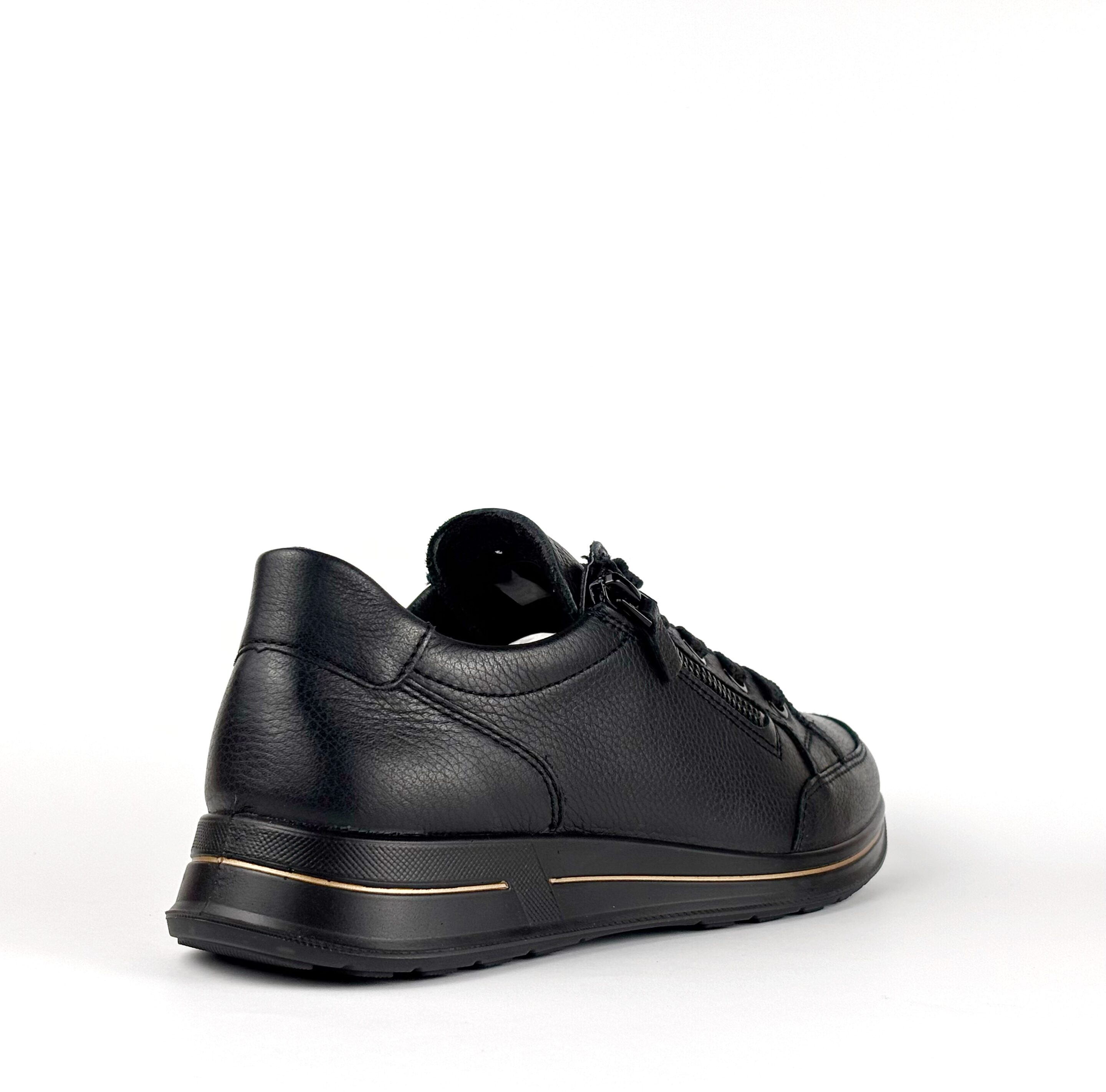 Ara Sneakers Donna in Pelle Nera con Zip – Comfort Pianta Larga 12-24801 - immagine 5