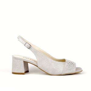 Sandalo donna slingback in suede MELLUSO S647