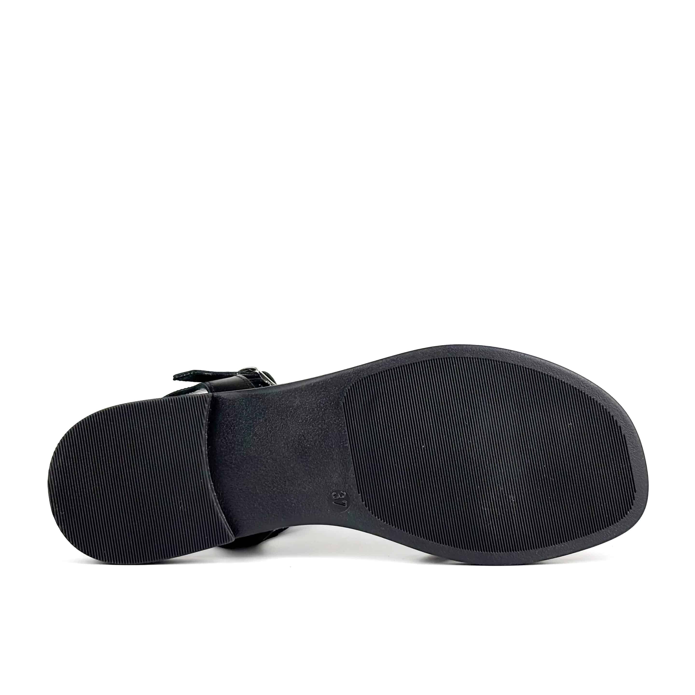 Sandalo in pelle FIOREVA - nero nastia - immagine 5