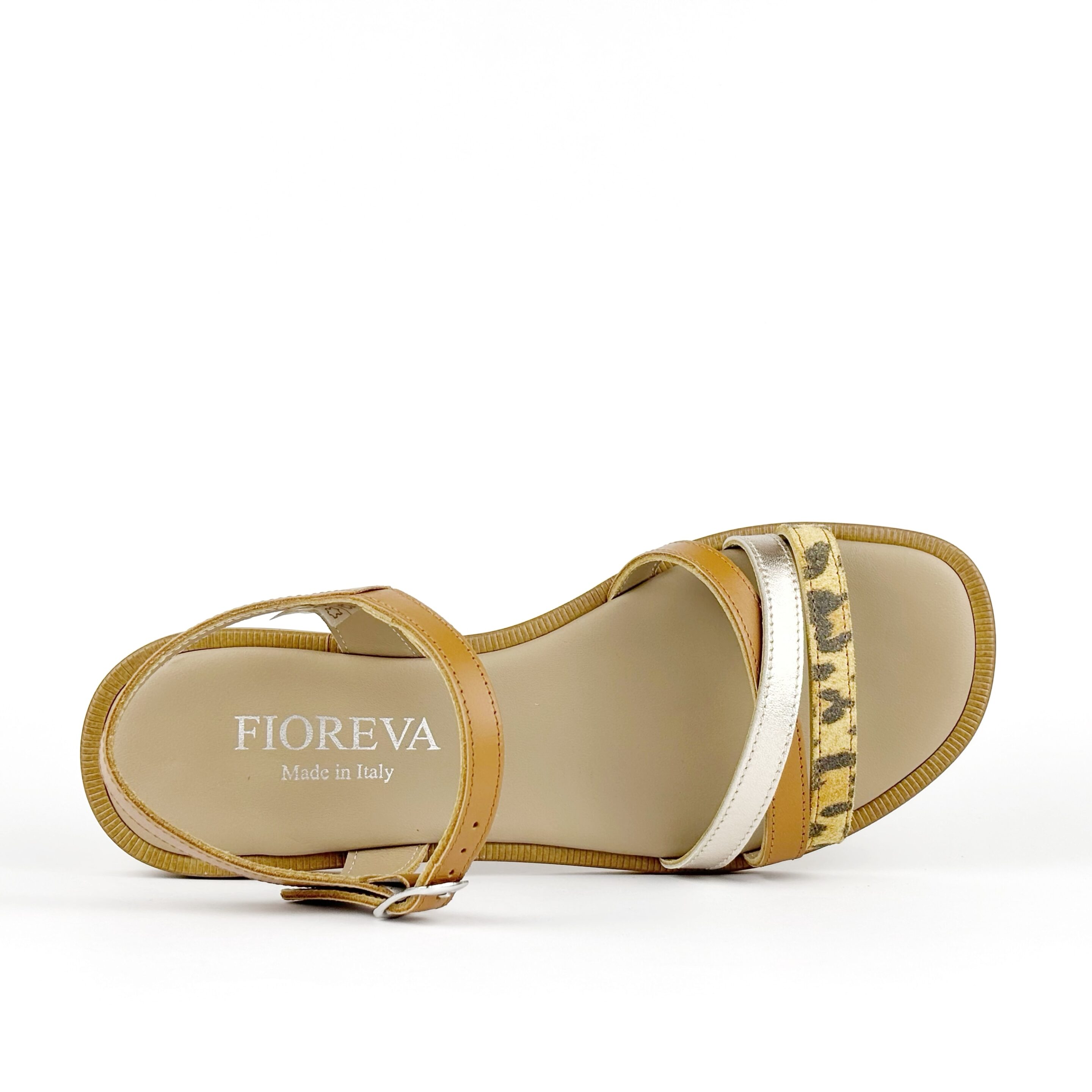 Sandalo in pelle FIOREVA - cuoio nastia - immagine 4