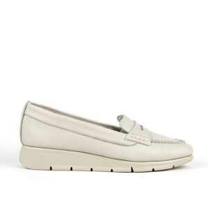 MOCASSINO PANNA IN PELLE COMFORTTECH FRAU 51M3