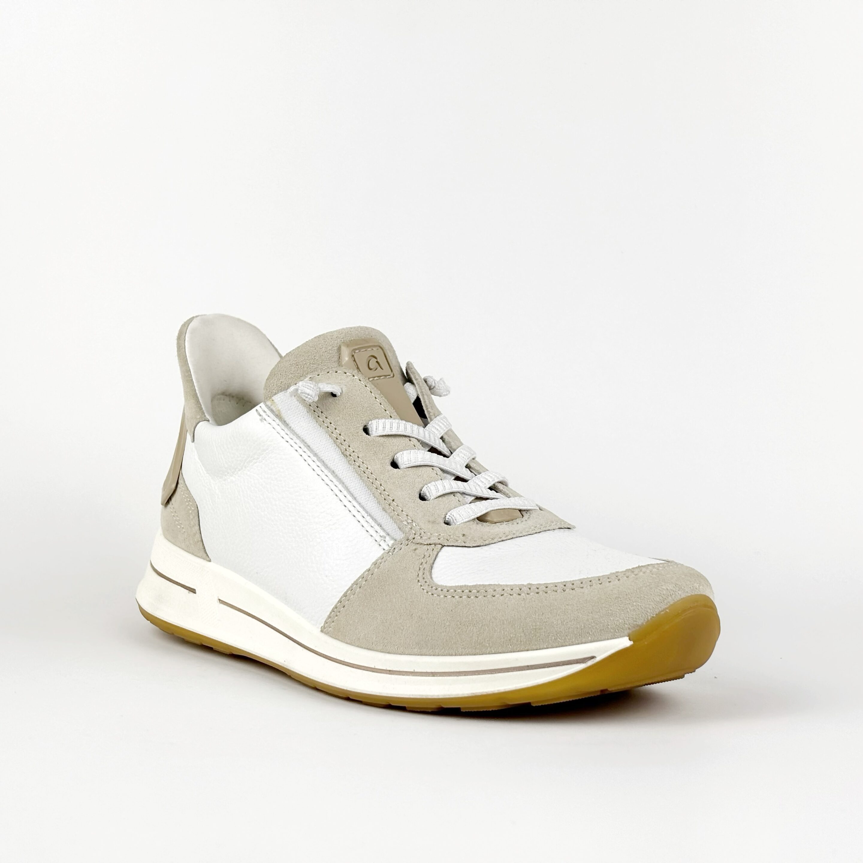 Scarpa Ara in pelle e camoscio senza lacci a calzata rapida - Osaka - immagine 5