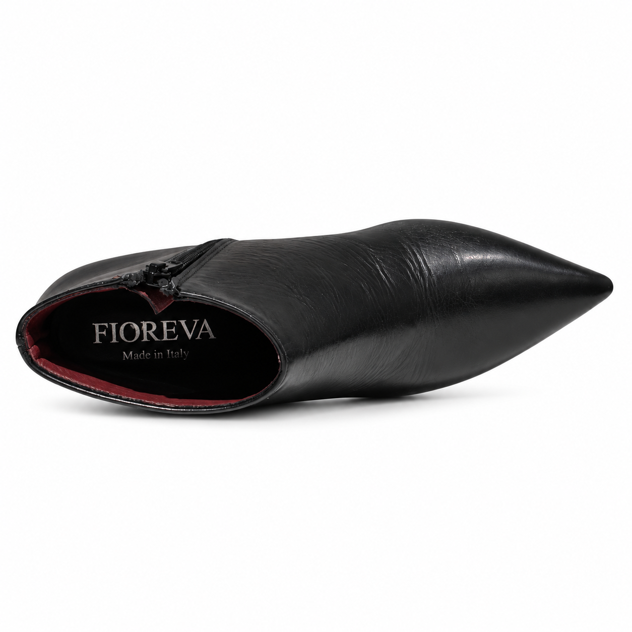 Tronchetto Fioreva artigianale in pelle nera – Tacco 5 cm Art: 4160 - immagine 5