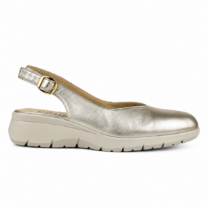 Melluso R30633 – Slingback Donna in Pelle Platino Made in Italy