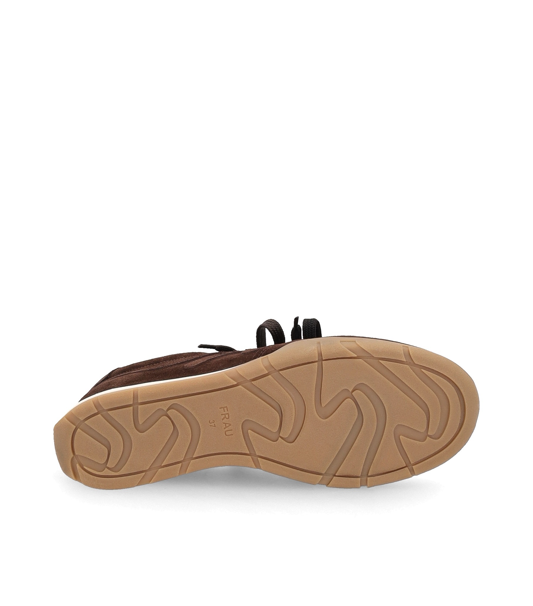 Sneaker in camoscio Fondente con lacci a contrasto FRAU X813 - immagine 4