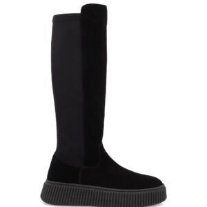 STIVALI SPORTY-CASUAL DONNA IN PELLE SCAMOSCIATA NERA - FRAU Art: A40C4