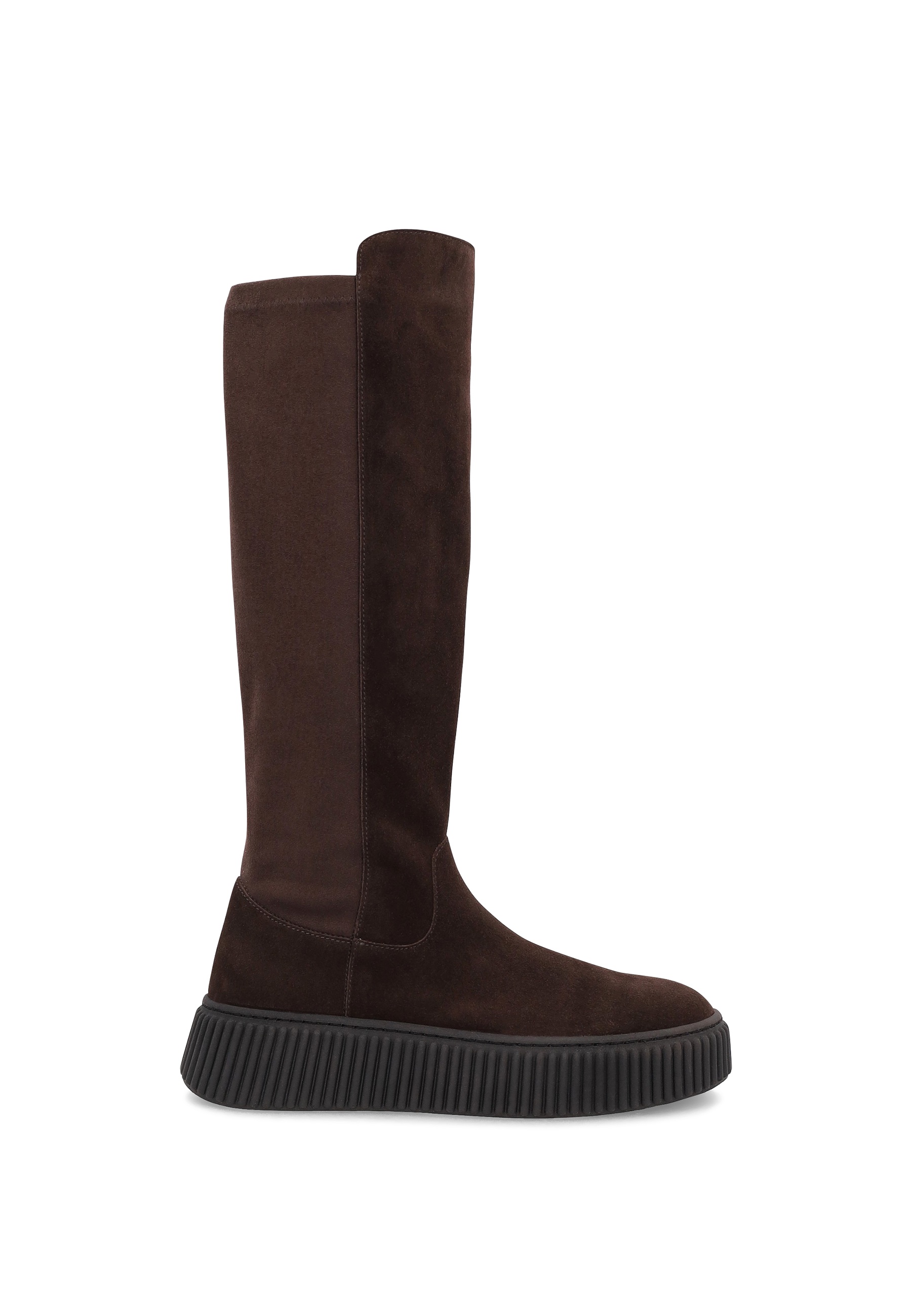 STIVALI SPORTY-CASUAL DONNA IN PELLE SCAMOSCIATA MARRONE - FRAU Art: A40C4